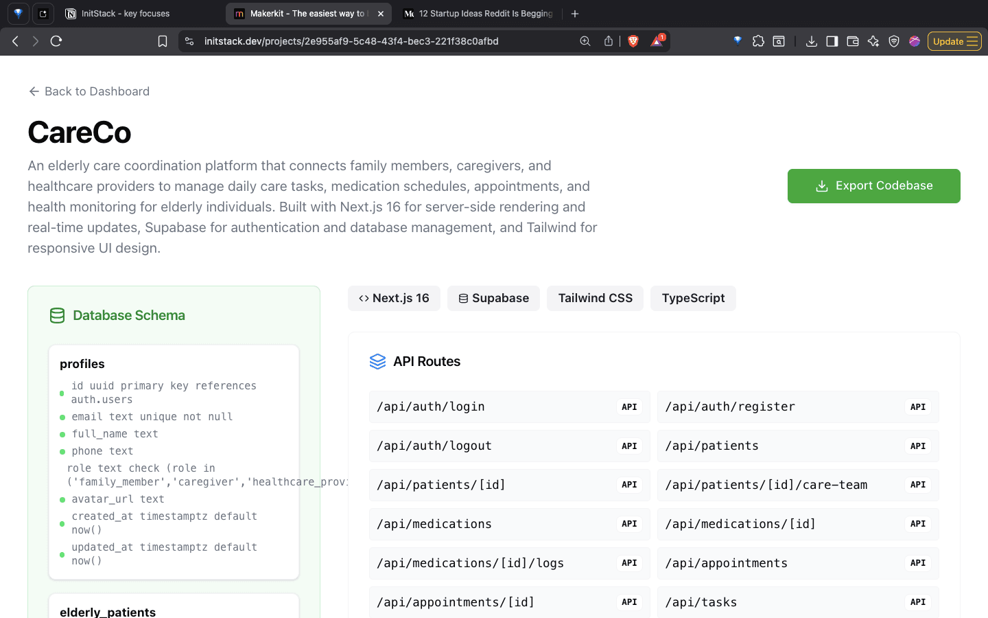 InitStack AI Architect Dashboard