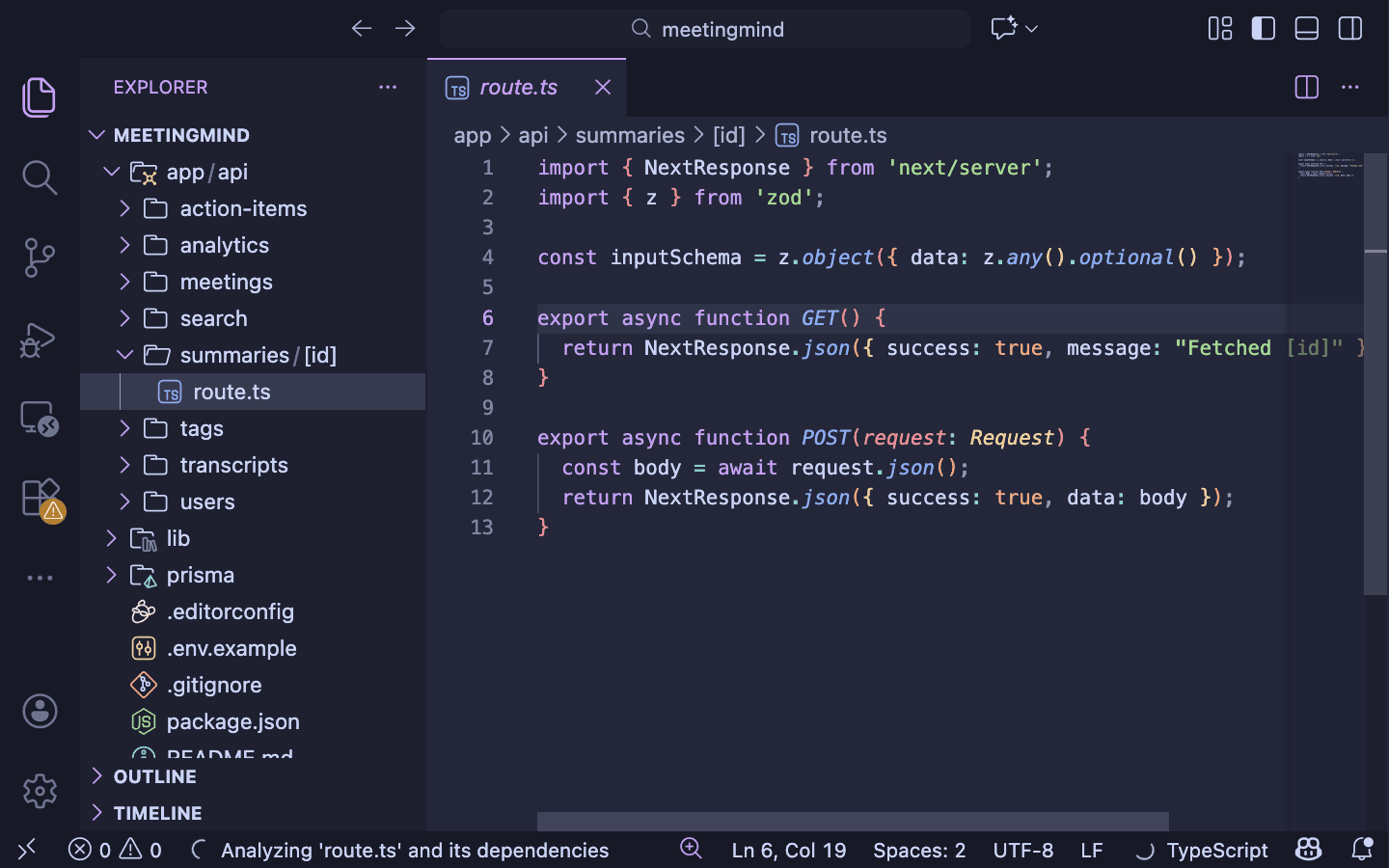 MeetingMind API Validation